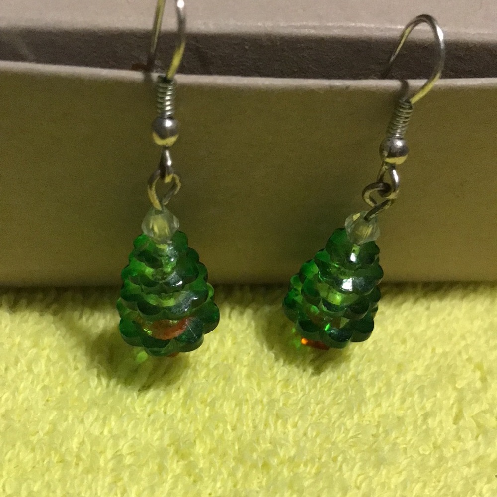 Swarovski Crystal Bead Tree earrings. - Picture 3 of 4
